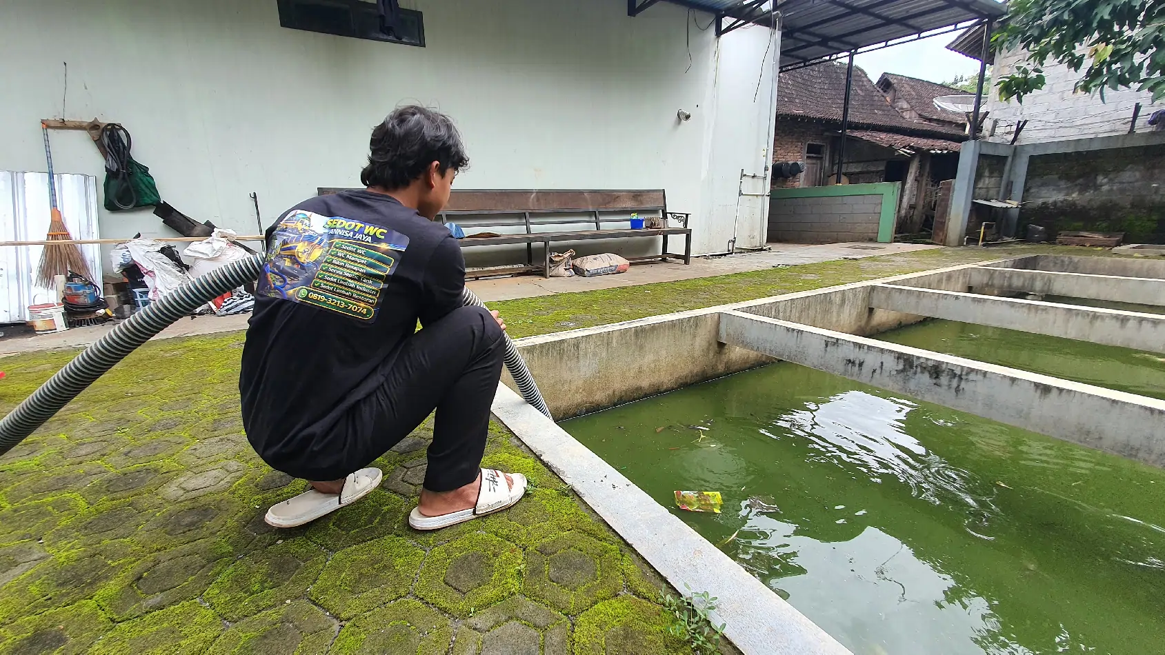 Proses Pembersihan Saluran